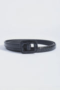 Adorne Thin Croc Gloss Waist Belt ABD1743