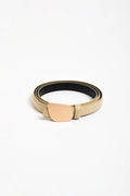 Adorne Disc Buckle Long Belt (Cream/Gold) ABD1757CREAGOLD