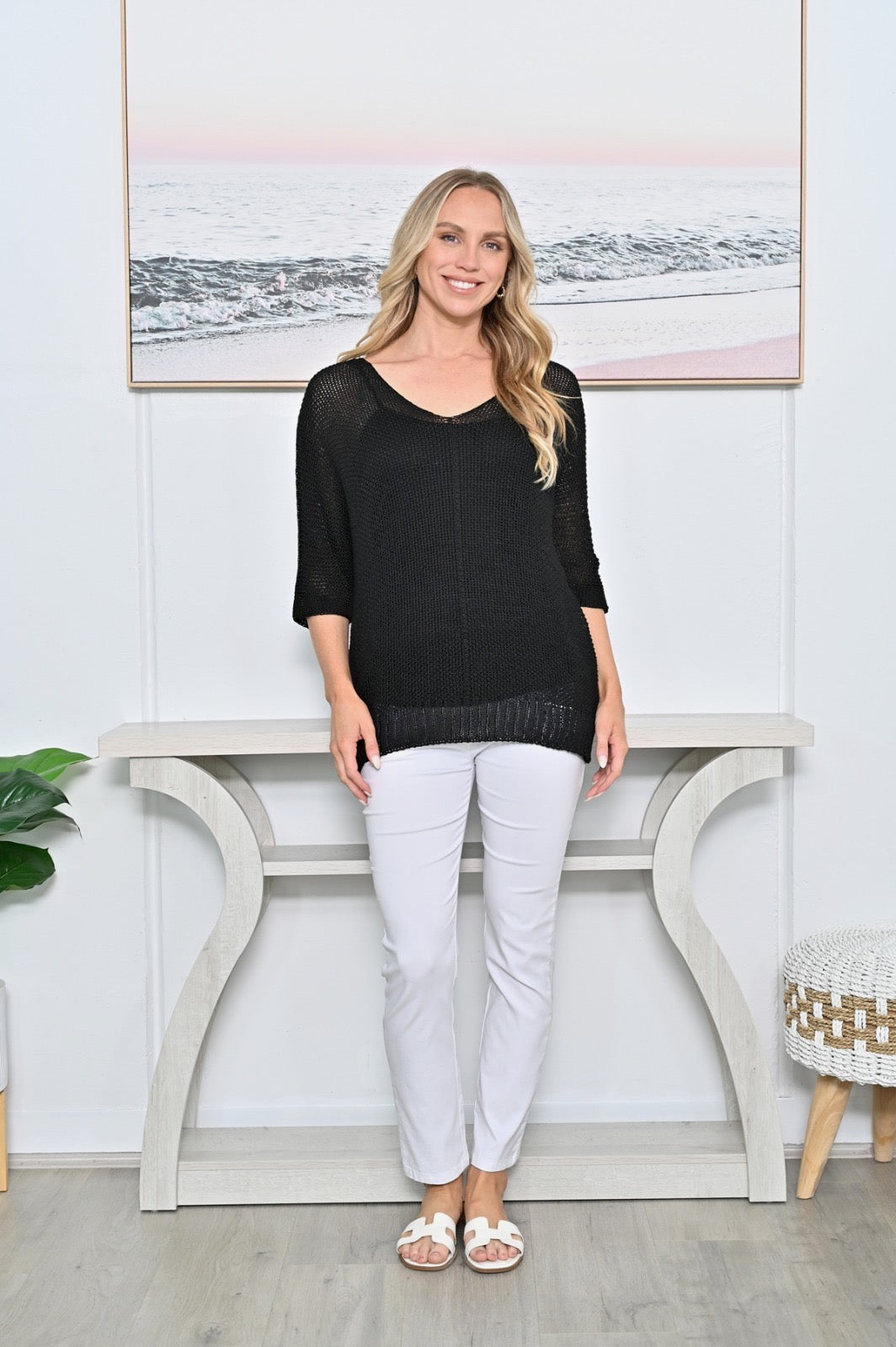 AE Luxe Net Cotton Top AE348