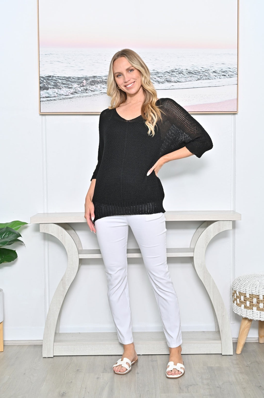 AE Luxe Net Cotton Top AE348