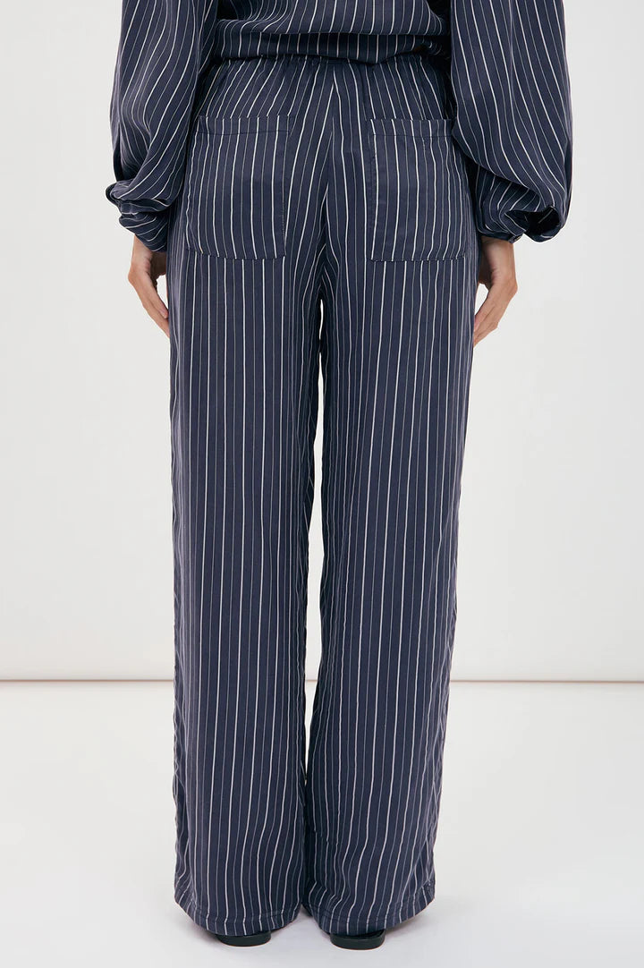Adorne Stevie Striped Cupro Pant AJD1926