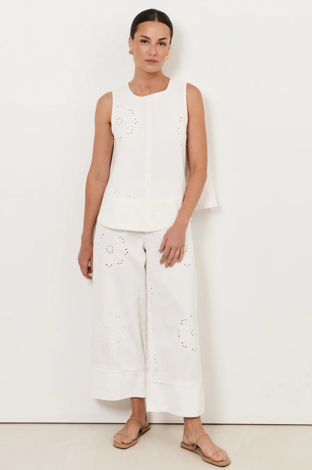 Adorne Gabriella Embroidered Pant AJD2180