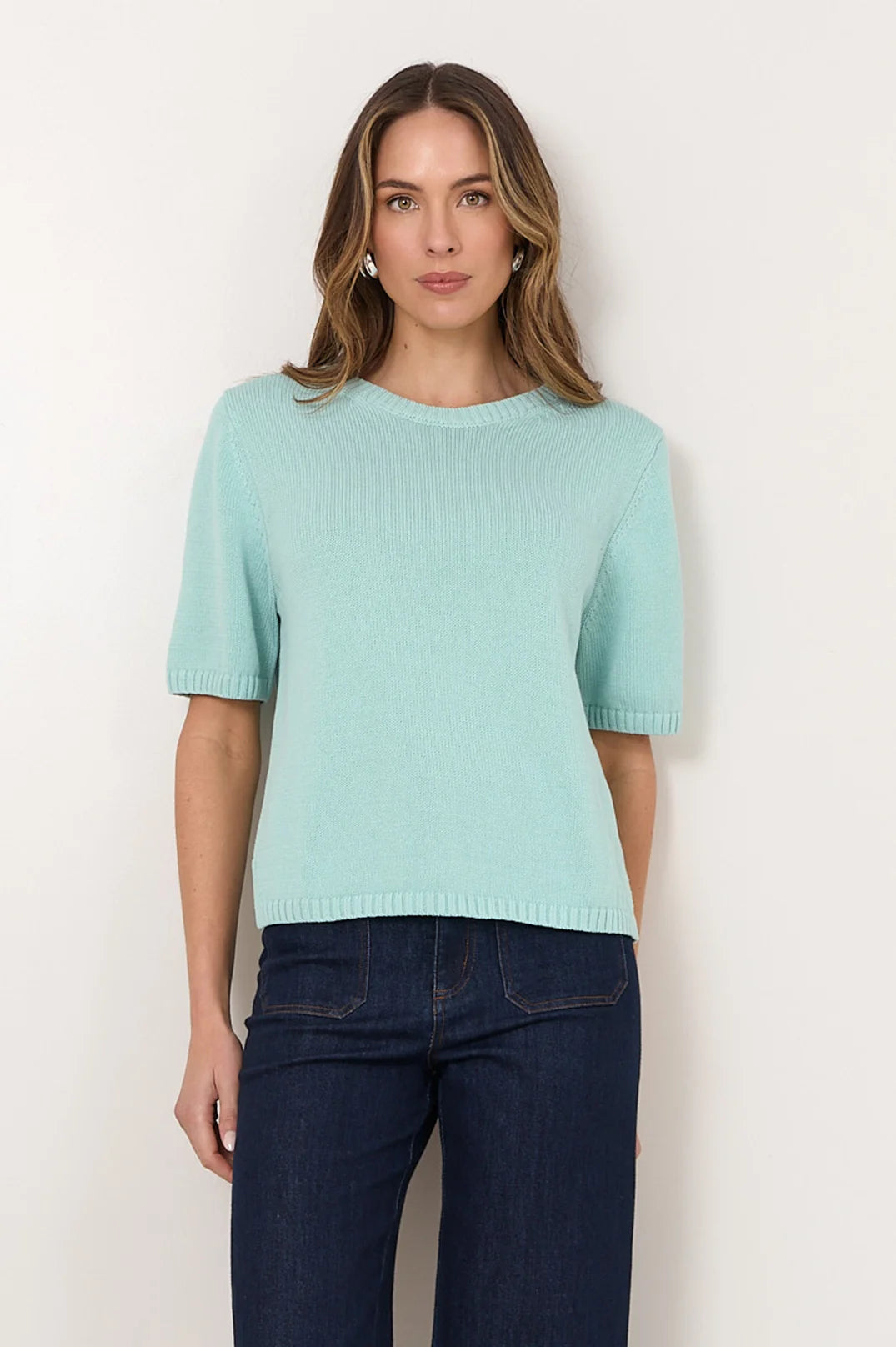 Adorne Kain Knit Top (Mint) AJD2542MINT