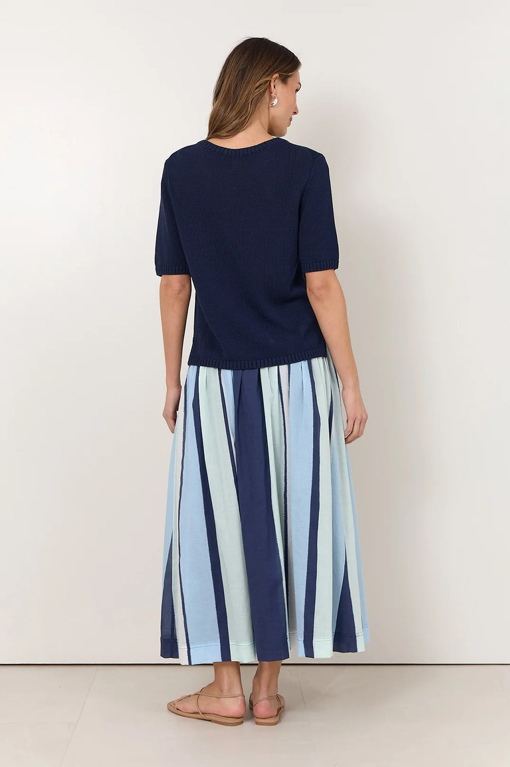 Adorne Kai Knit Top (Navy) AJD2542NAVY