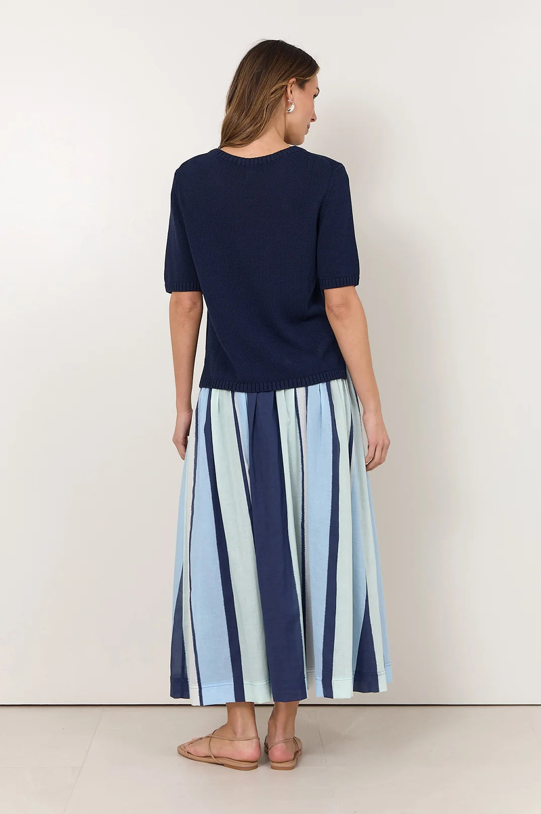 Adorne Kai Knit Top (Navy) AJD2542NAVY