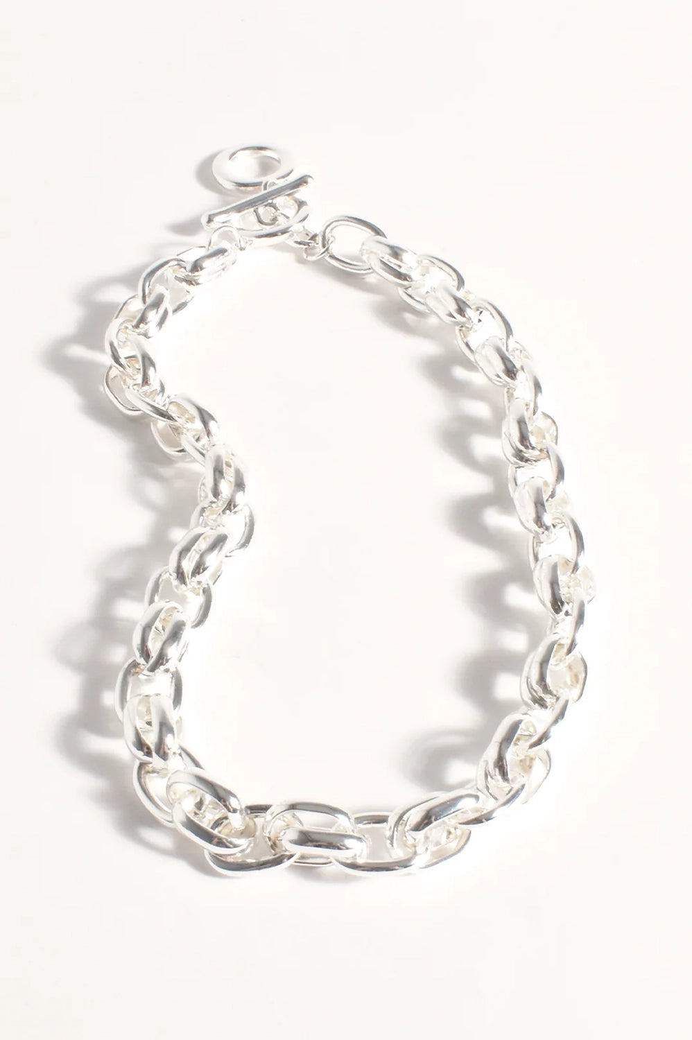 Adorne Double Link Chain Necklace AND2566
