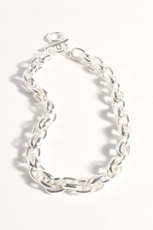 Adorne Double Link Chain Necklace AND2566