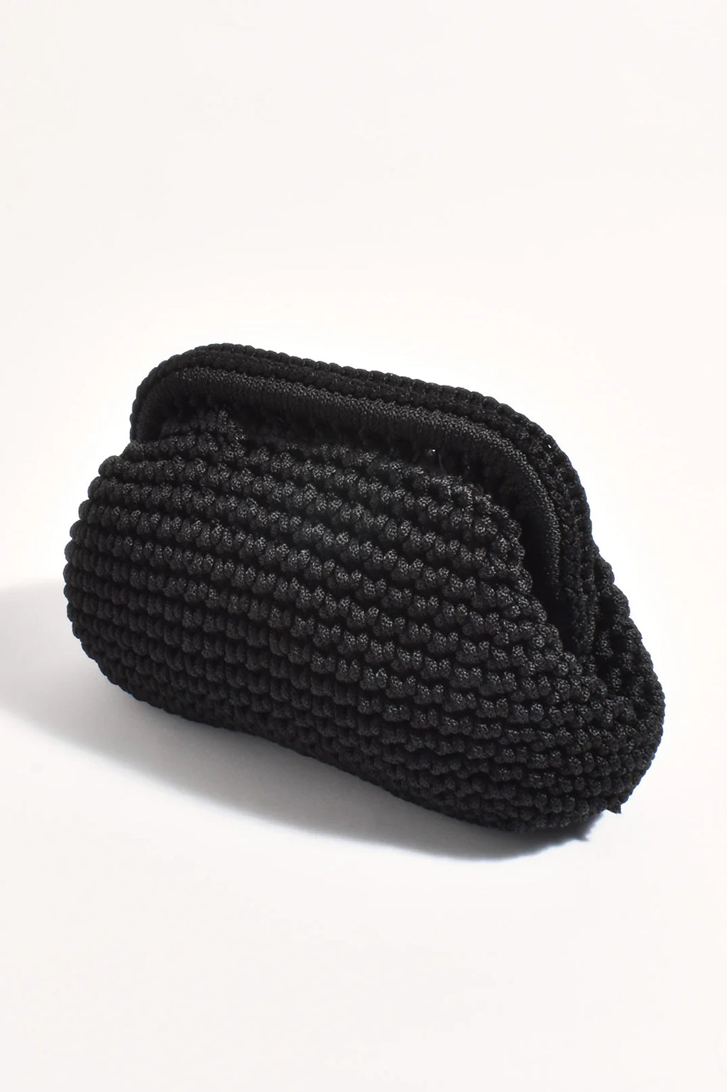 Adorne Regan Macrame Weave Clutch AVD1727