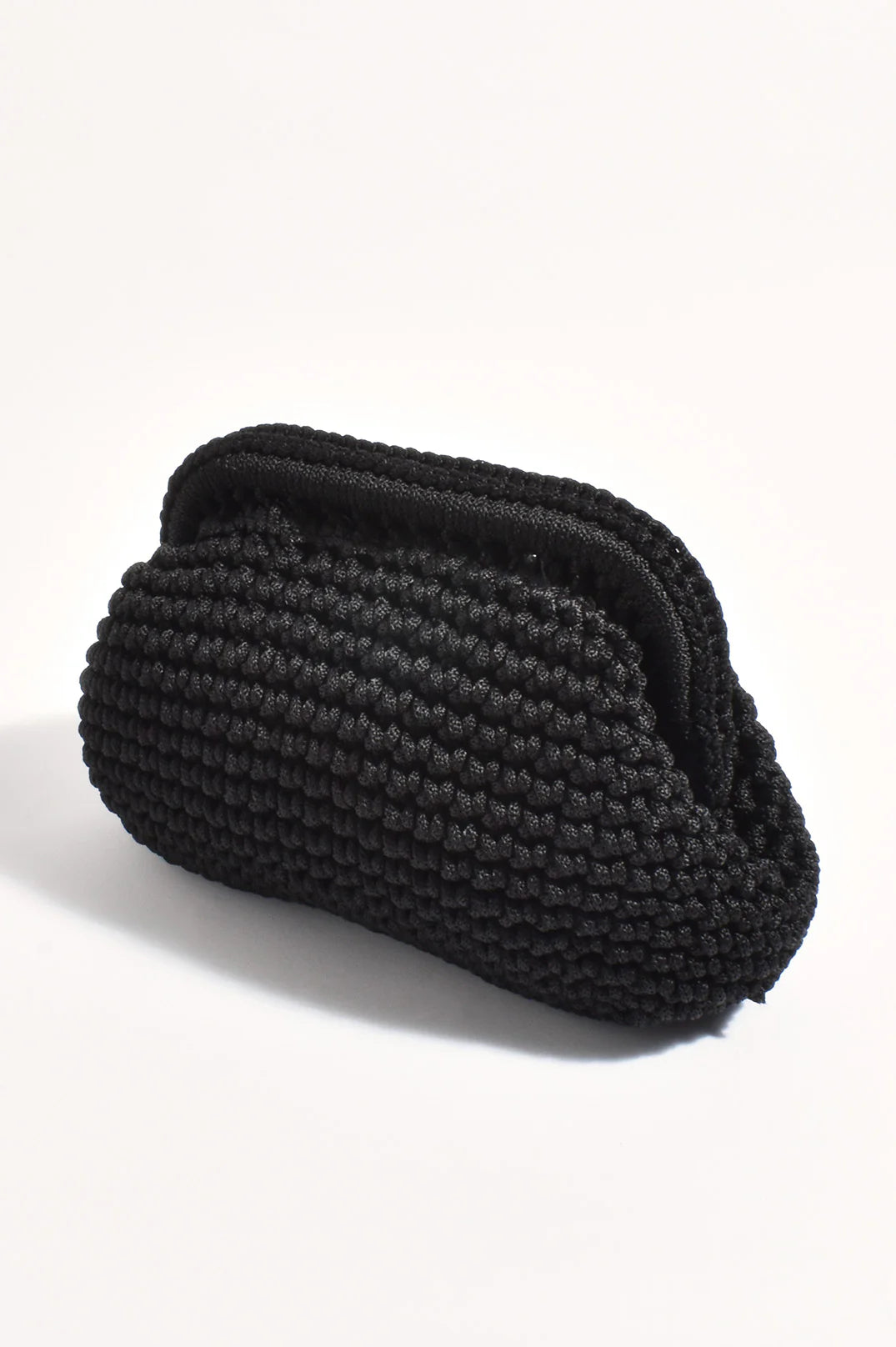 Adorne Regan Macrame Weave Clutch AVD1727