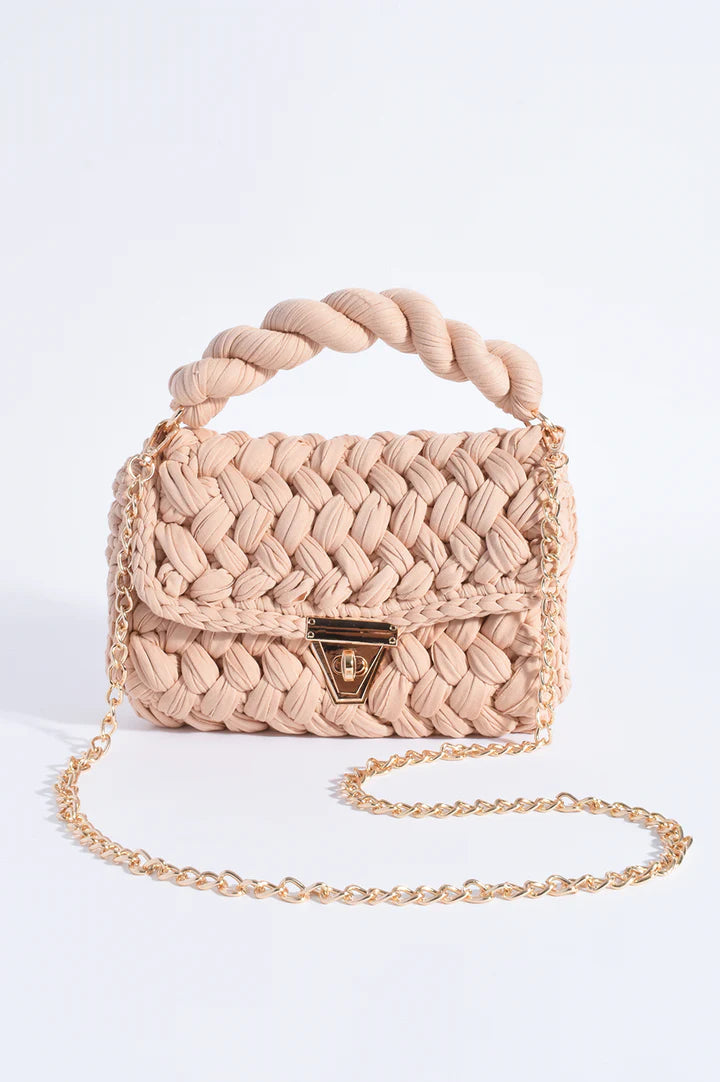 Adorne Annabel Chunky Plaited Handbag AXD1832