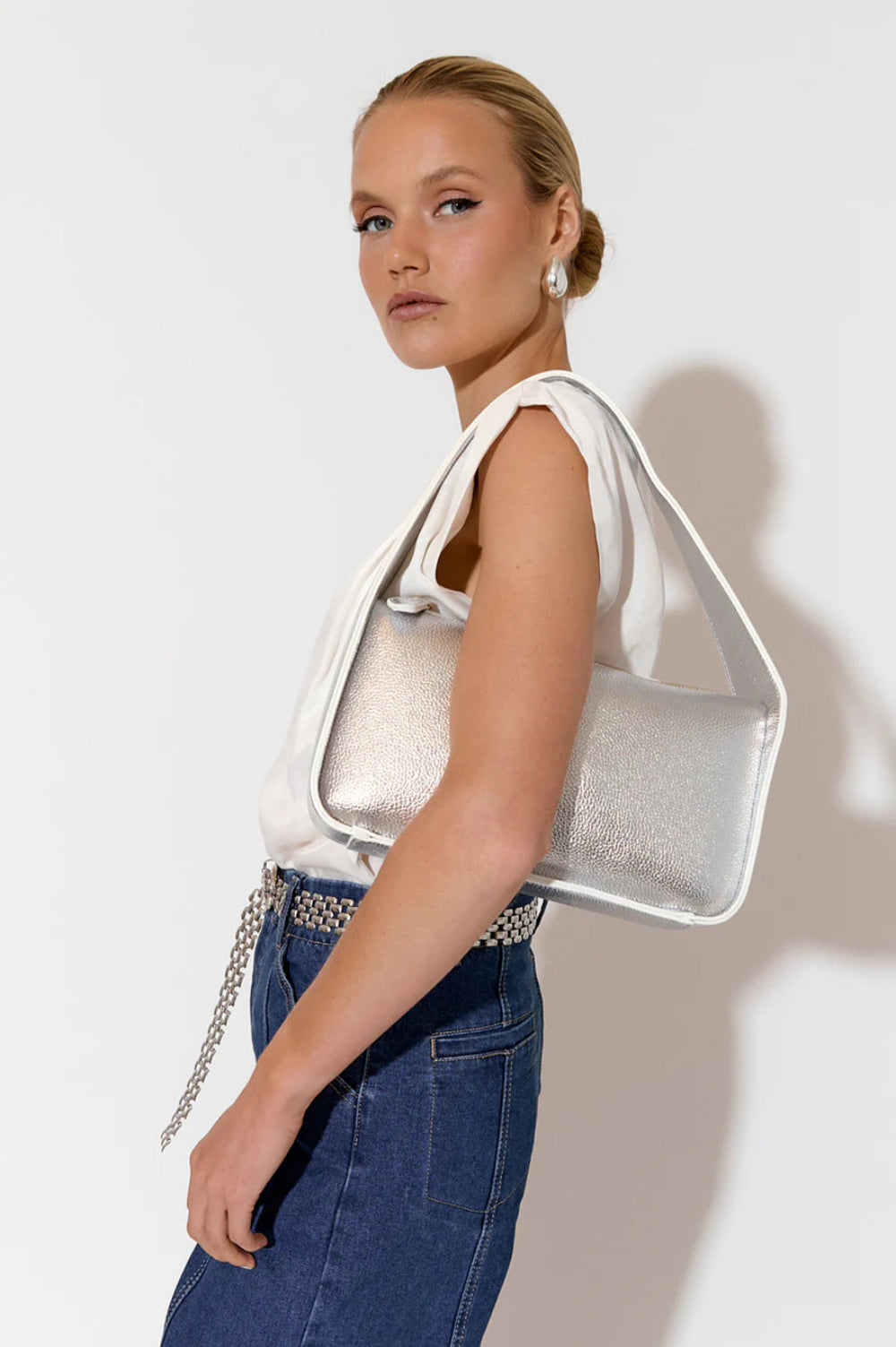 Adorne Clementine Contrast Shoulder Bag AXD1871