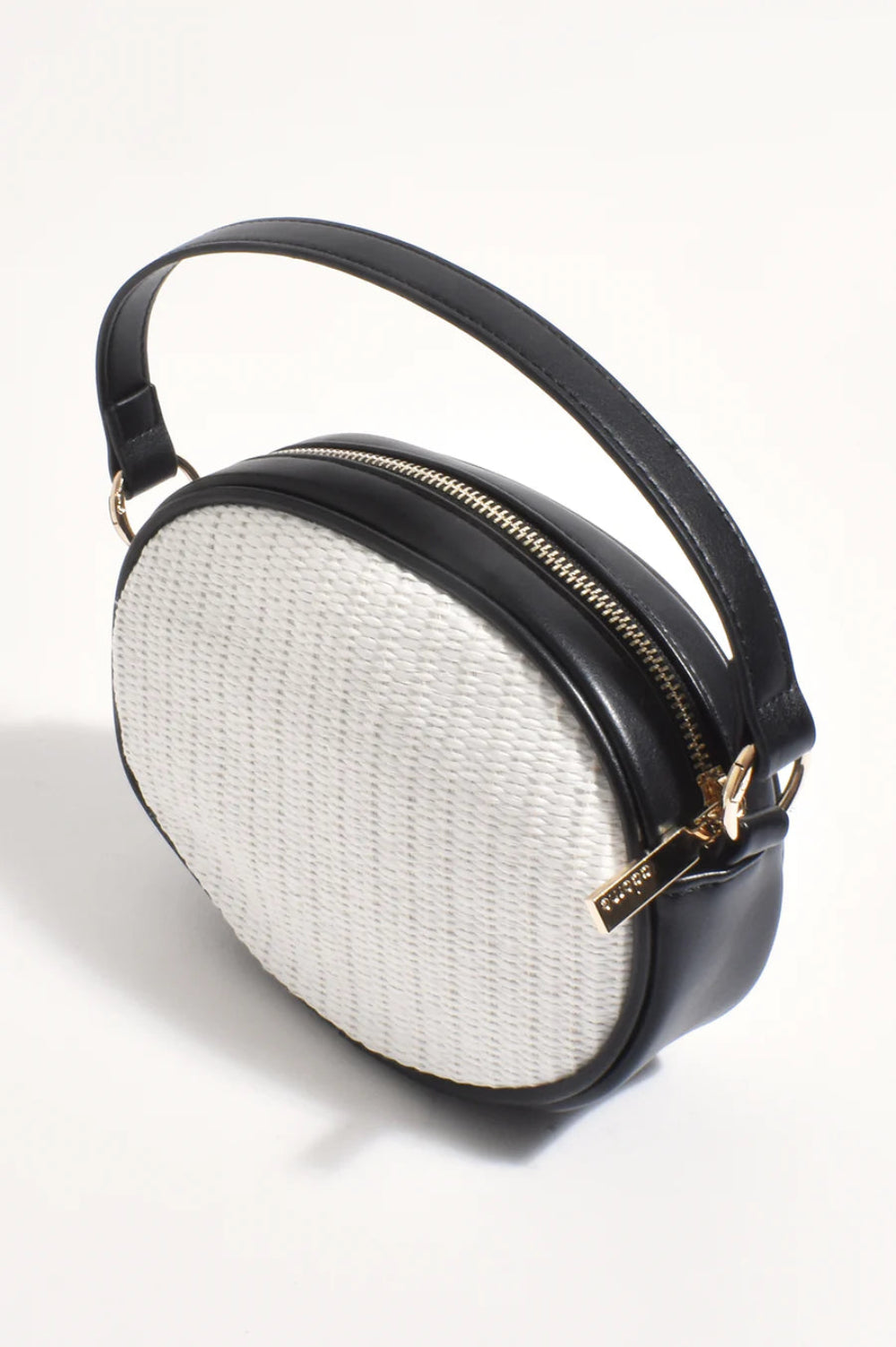 Adorne Bella Woven Oval Structured Bag AXD1872