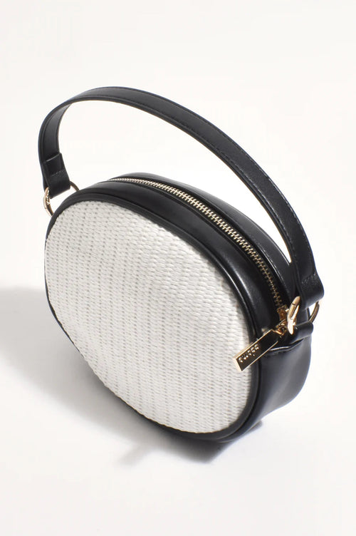 Adorne Bella Woven Oval Structured Bag AXD1872