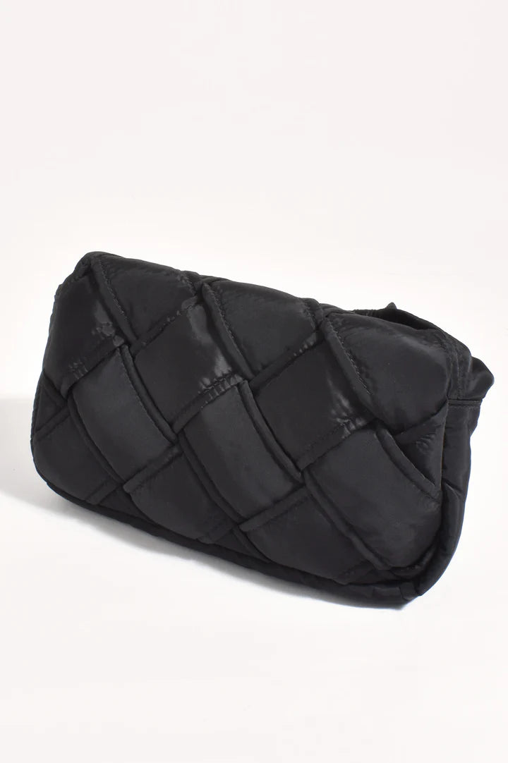 Adorne Martina Plait Weave Nylon Cross Body Bag AXD1890