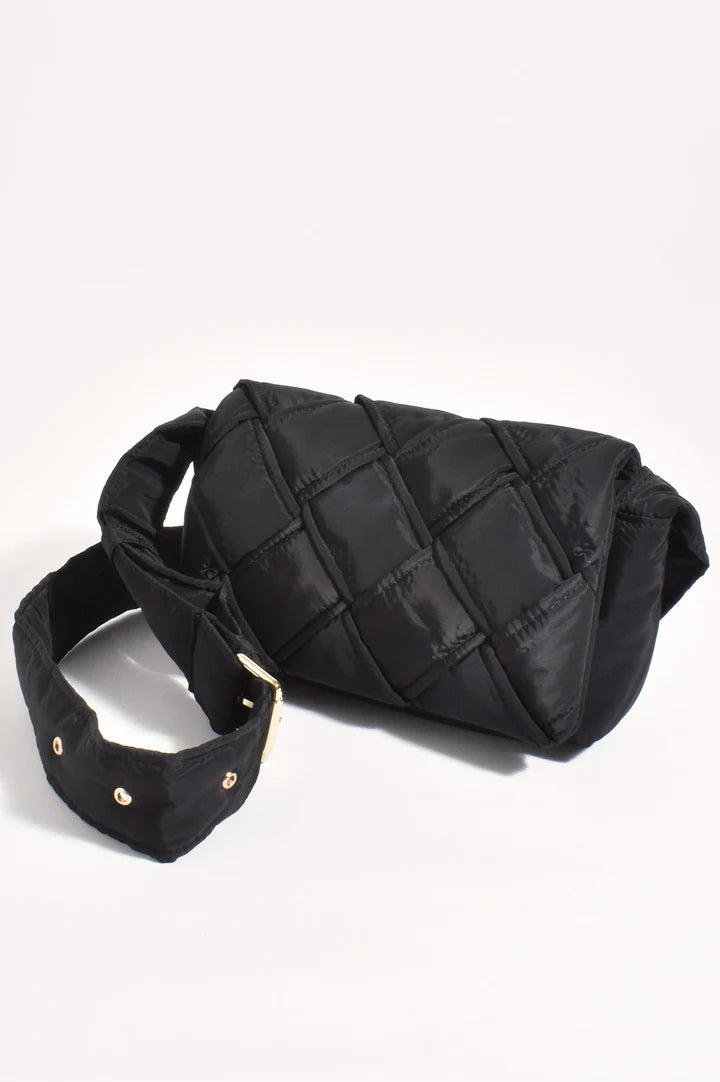Adorne Martina Plait Weave Nylon Cross Body Bag AXD1890