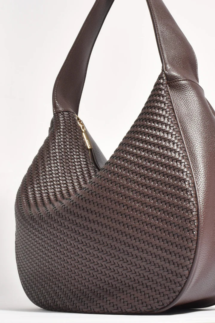 Adorne Mindy Weave Hobo Handbag AXD1934