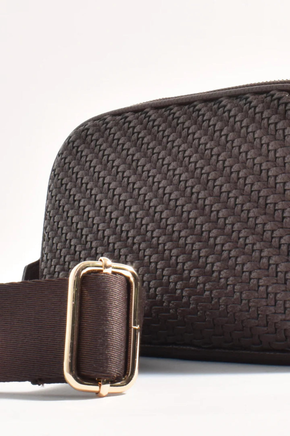 Adorne Percy Weave Crossbody Bag AXD1935