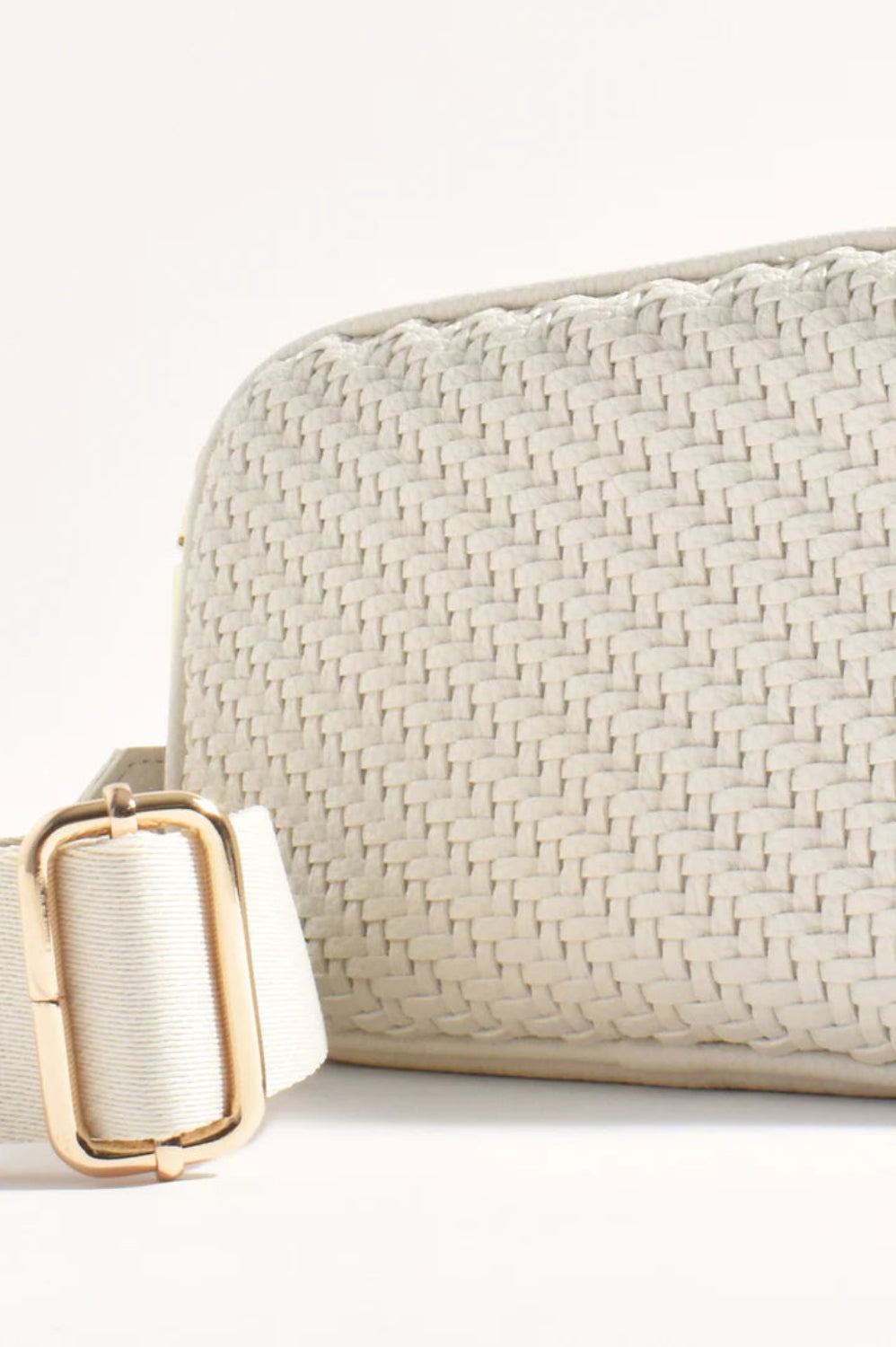 Adorne Percy Weave Crossbody Bag AXD1935