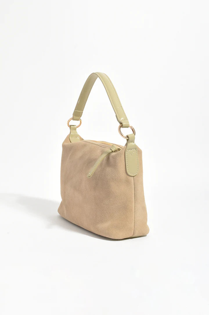 Adorne Jasmine Leather Suede Rectangle Mini Bag  AXD1960
