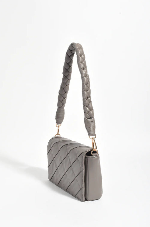Adorne Torie Plait Handle Foldover Handbag AXD1976