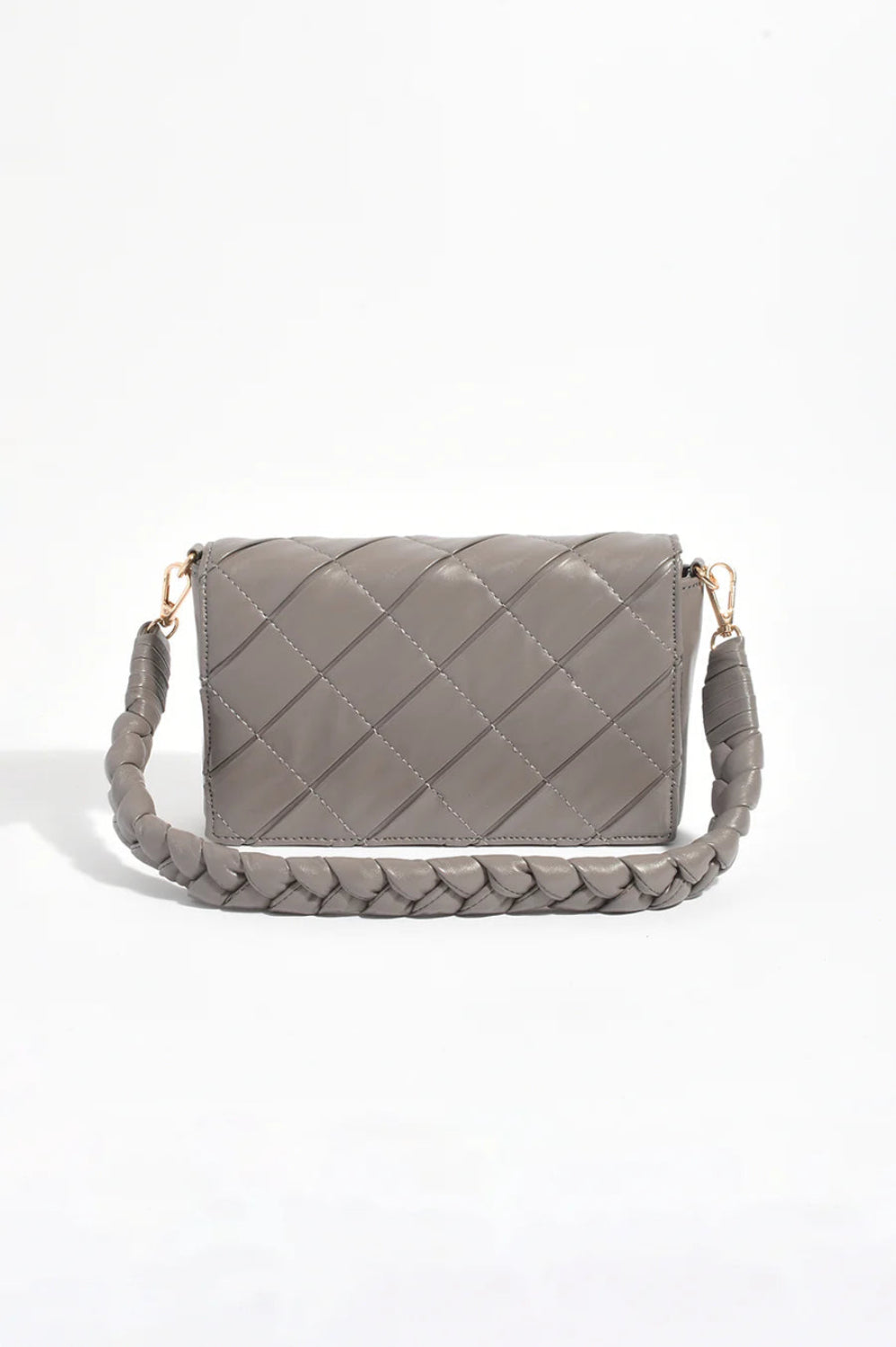 Adorne Torie Plait Handle Foldover Handbag AXD1976