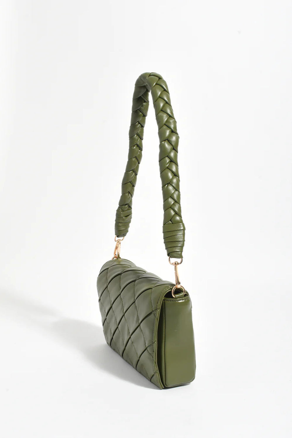 Adorne Torie Plait Handle Foldover Handbag AXD1976