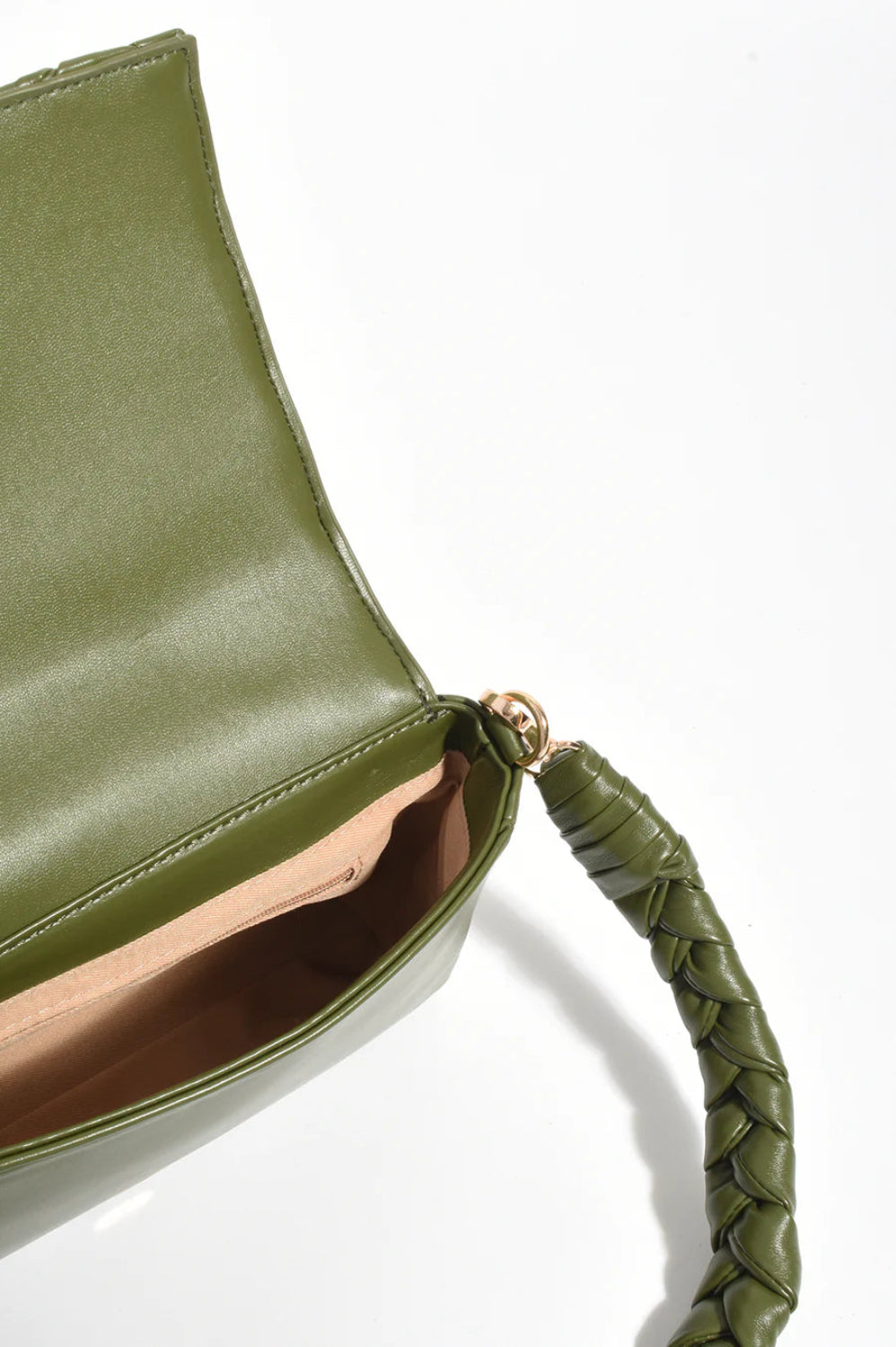 Adorne Torie Plait Handle Foldover Handbag AXD1976