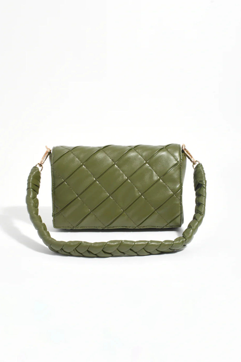 Adorne Torie Plait Handle Foldover Handbag AXD1976