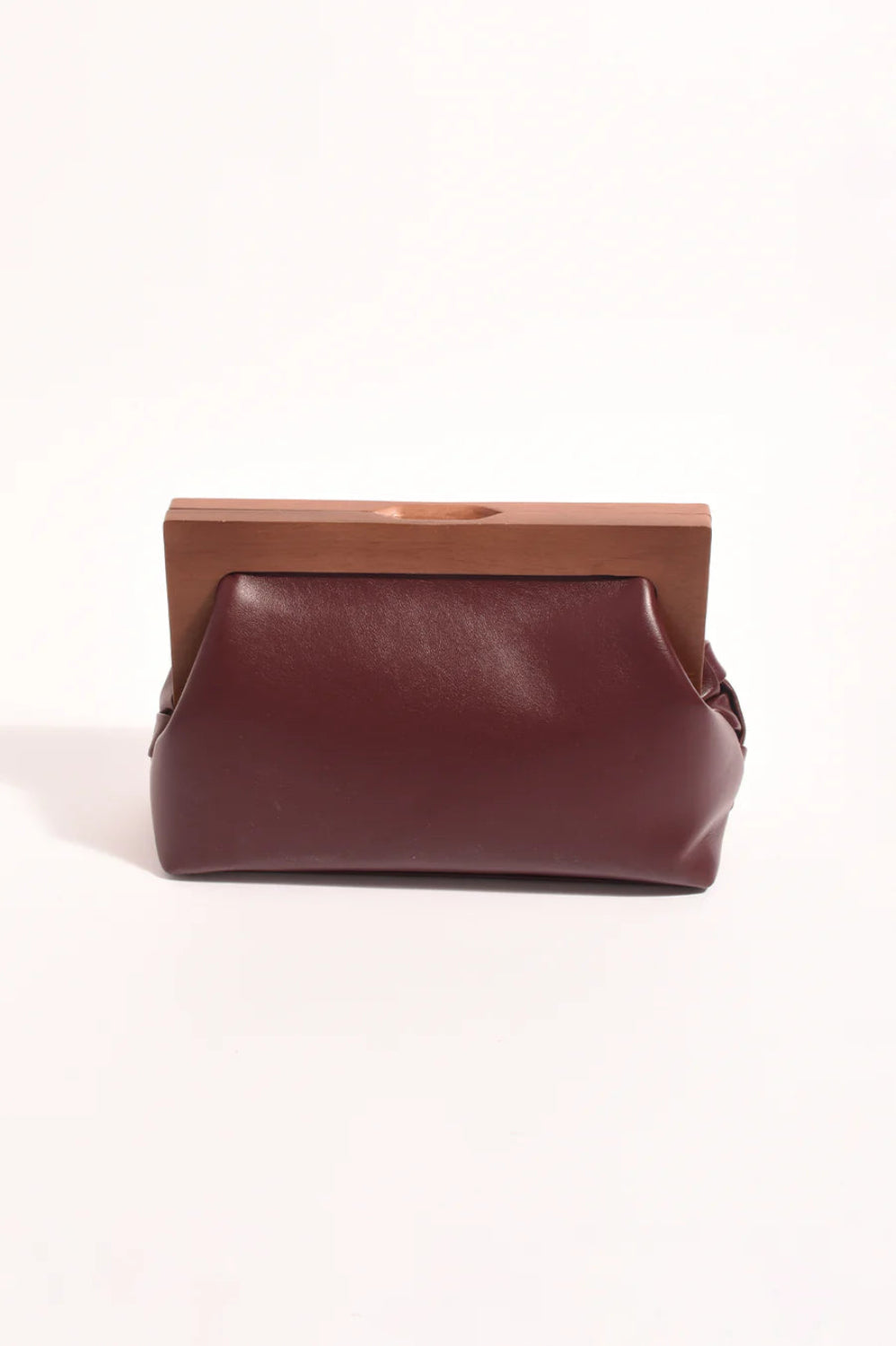Adorne Vivienne Weave Timber Frame Clutch AXD1980