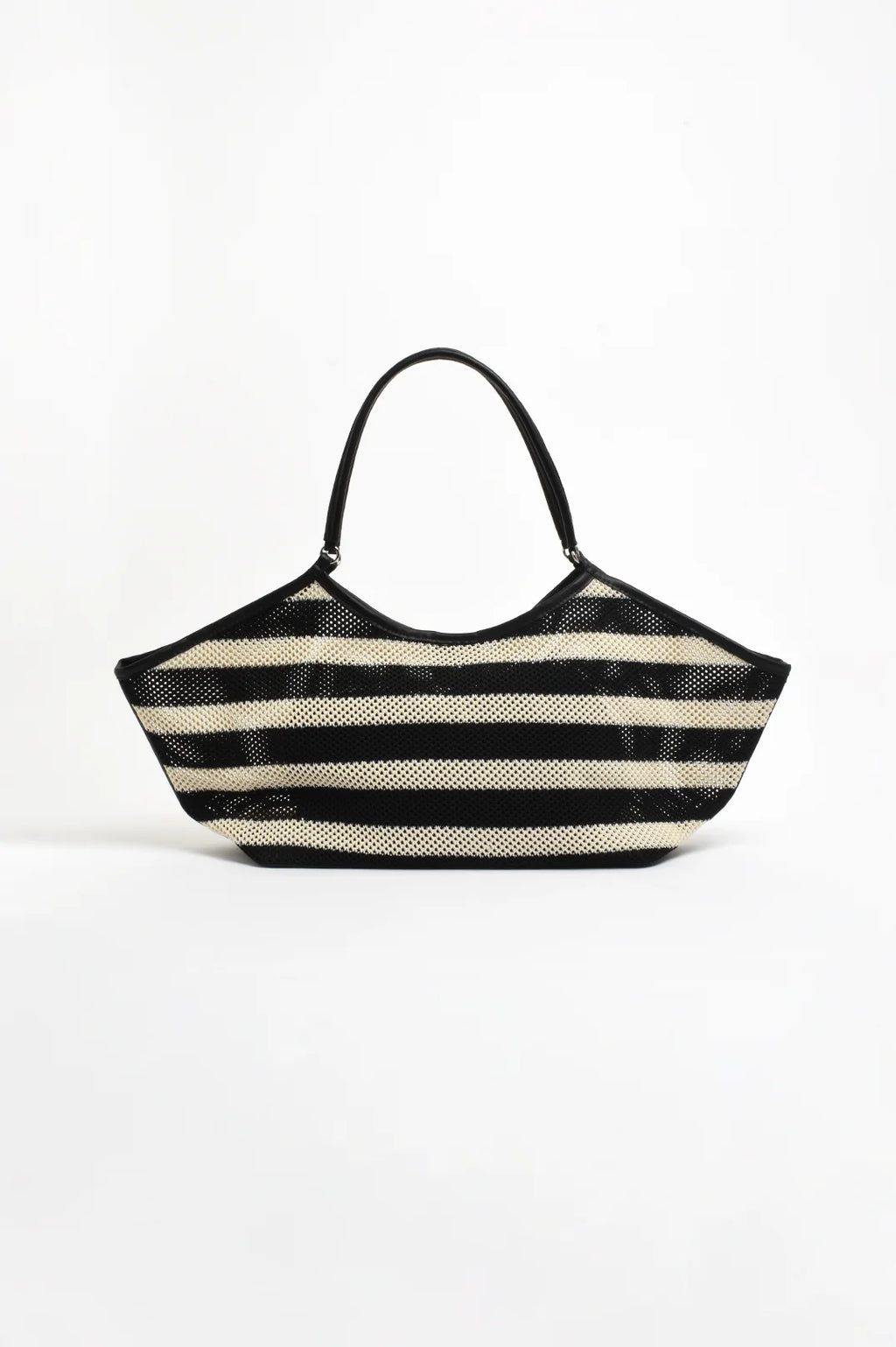 Adorne Sporty Weave Tote - Black/Natural AXD2018BLACNATU