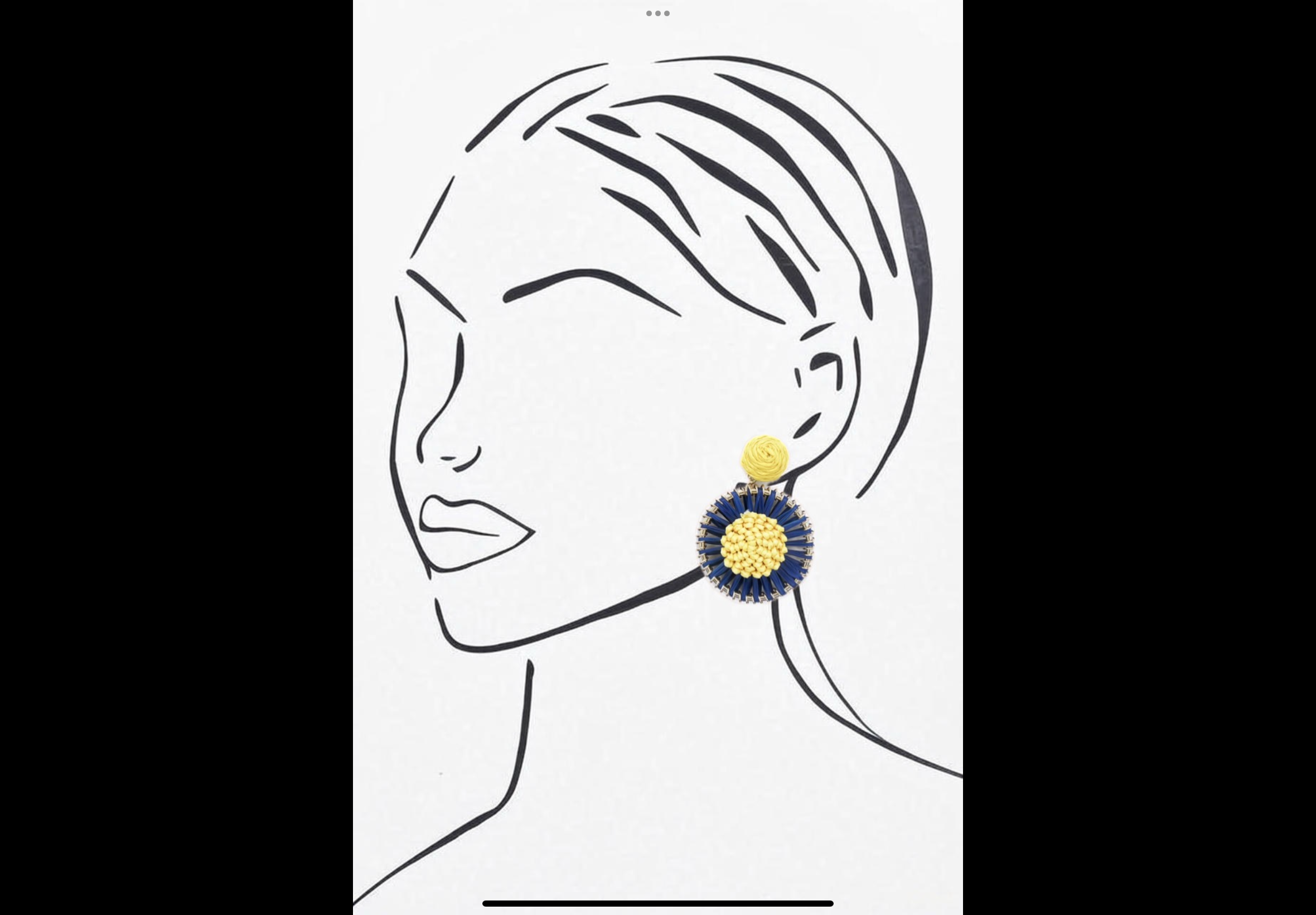 Blue Scarab Earrings BS182