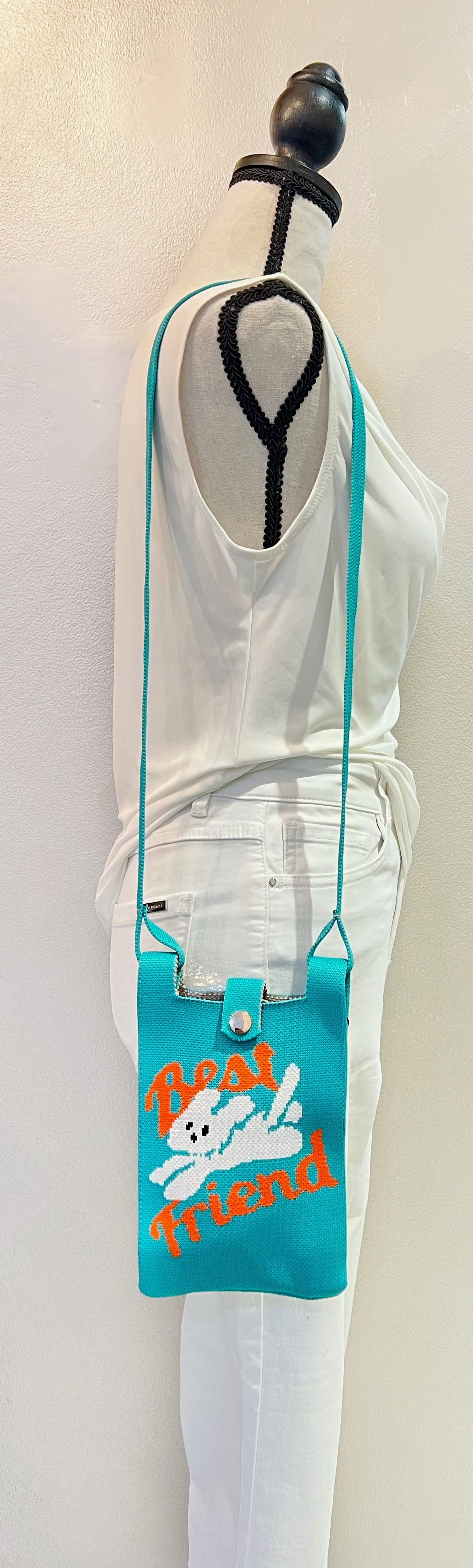 Blue Scarab Cross Body Pouch A43278