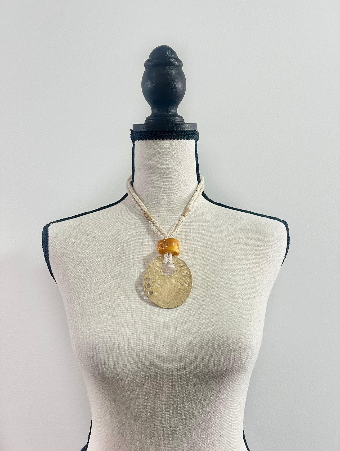 Blue Scarab Necklace R144