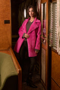 Holiday Life Odette Fur Coat Hot Pink BT26311