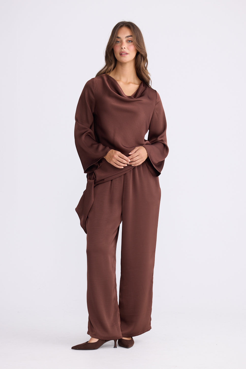 Brave+True Kirsten Top Chocolate BT26342