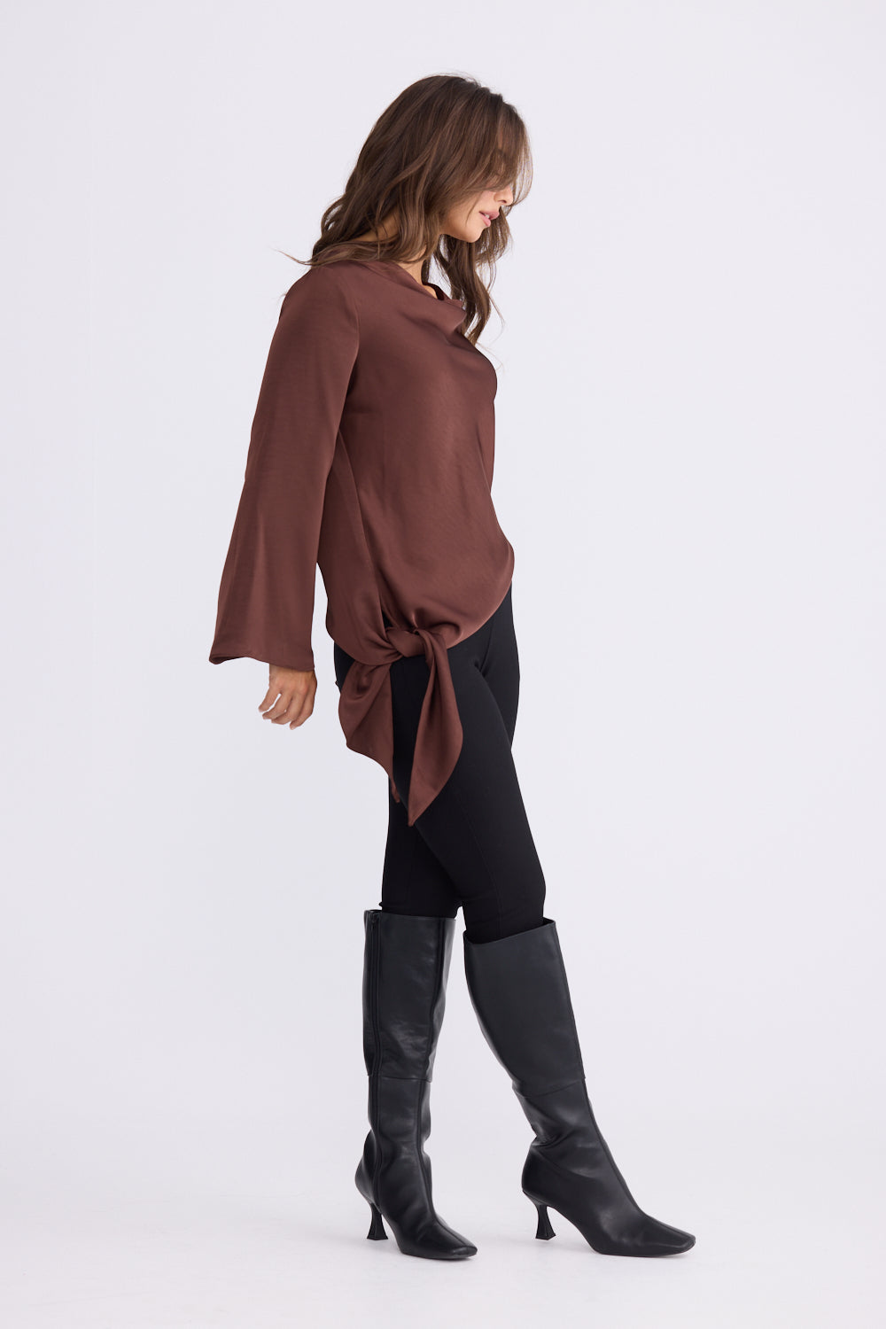 Brave+True Kirsten Top Chocolate BT26342