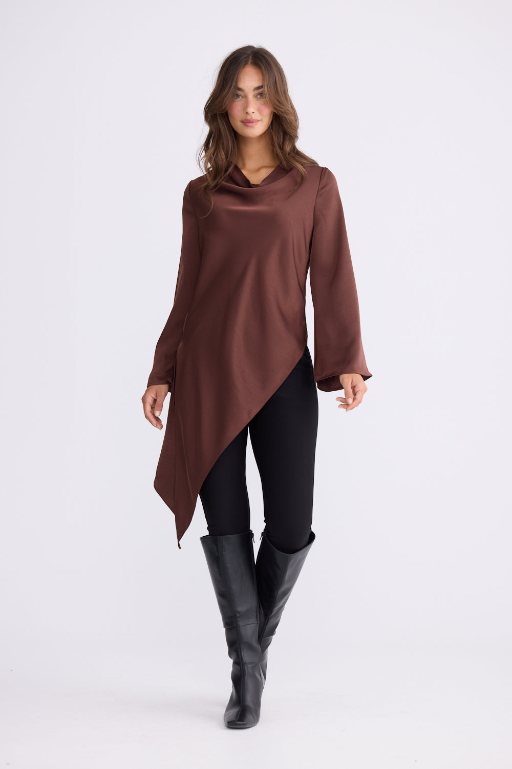 Brave+True Kirsten Top Chocolate BT26342