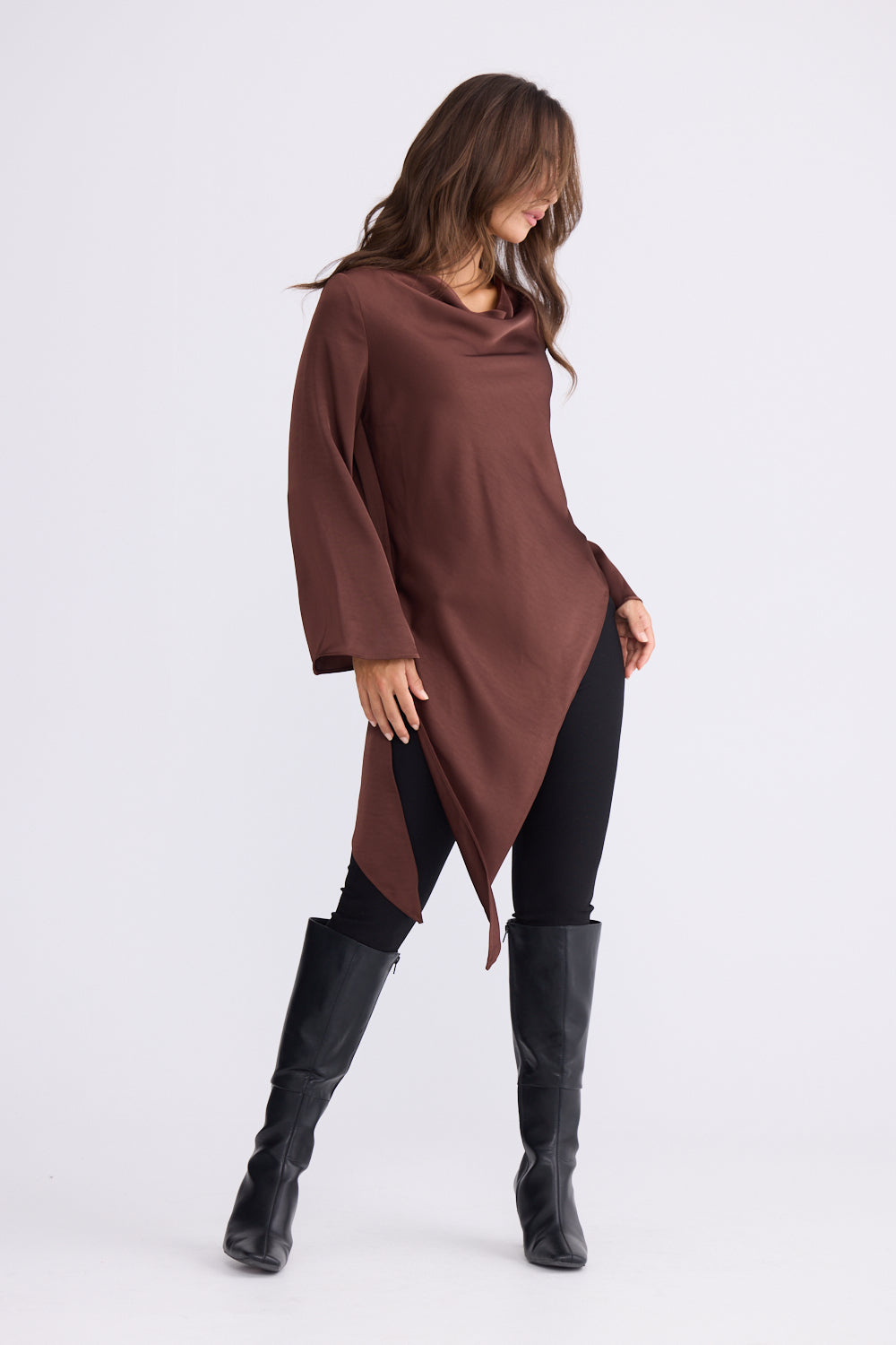 Brave+True Kirsten Top Chocolate BT26342