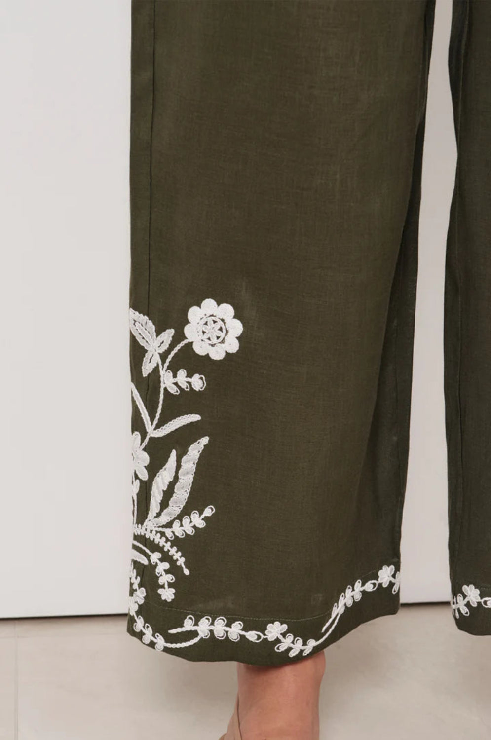 Adorne Alessia Embroidered Pant AJD2143