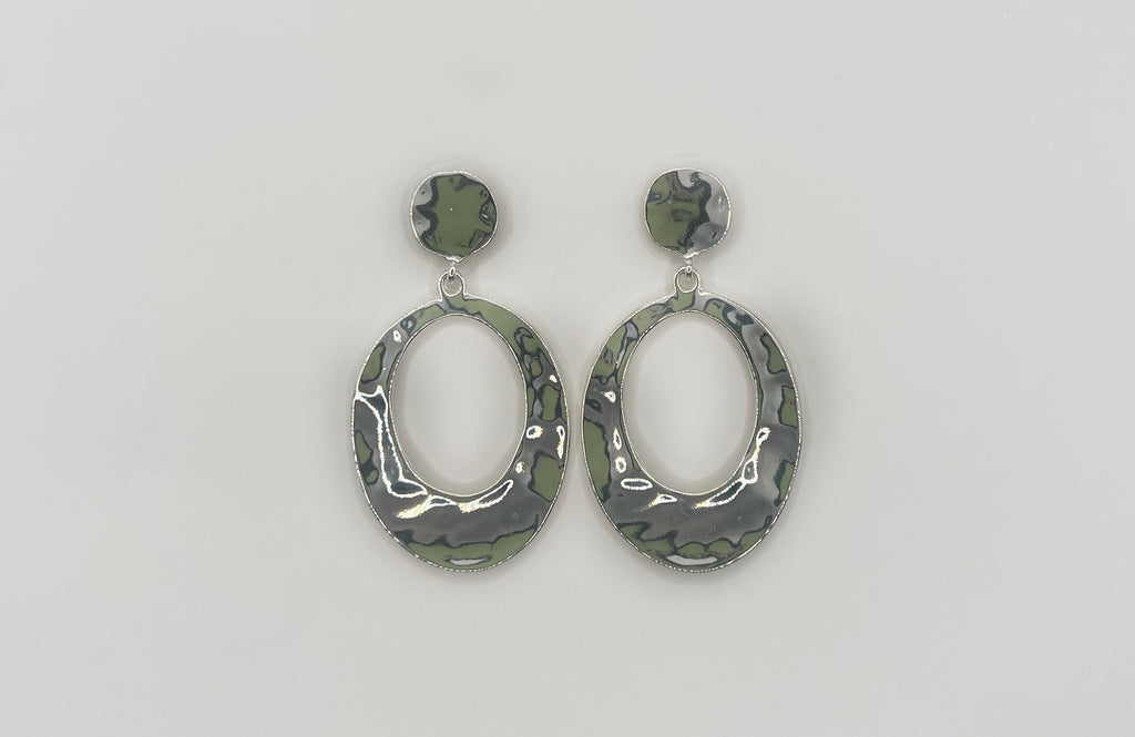 Blue Scarab Earrings BS179