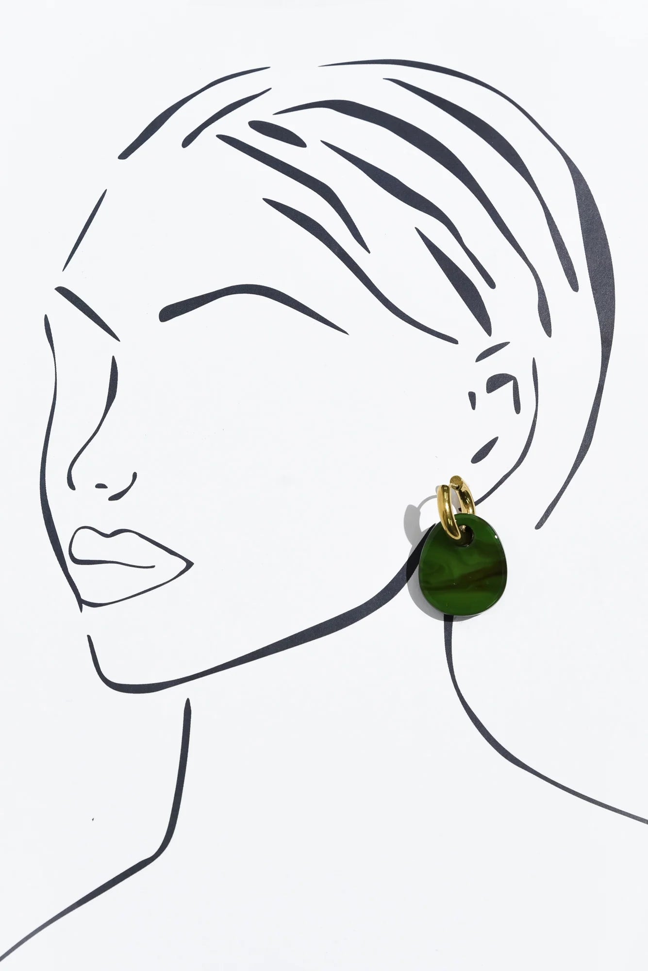 Blue Scarab Earrings E440552