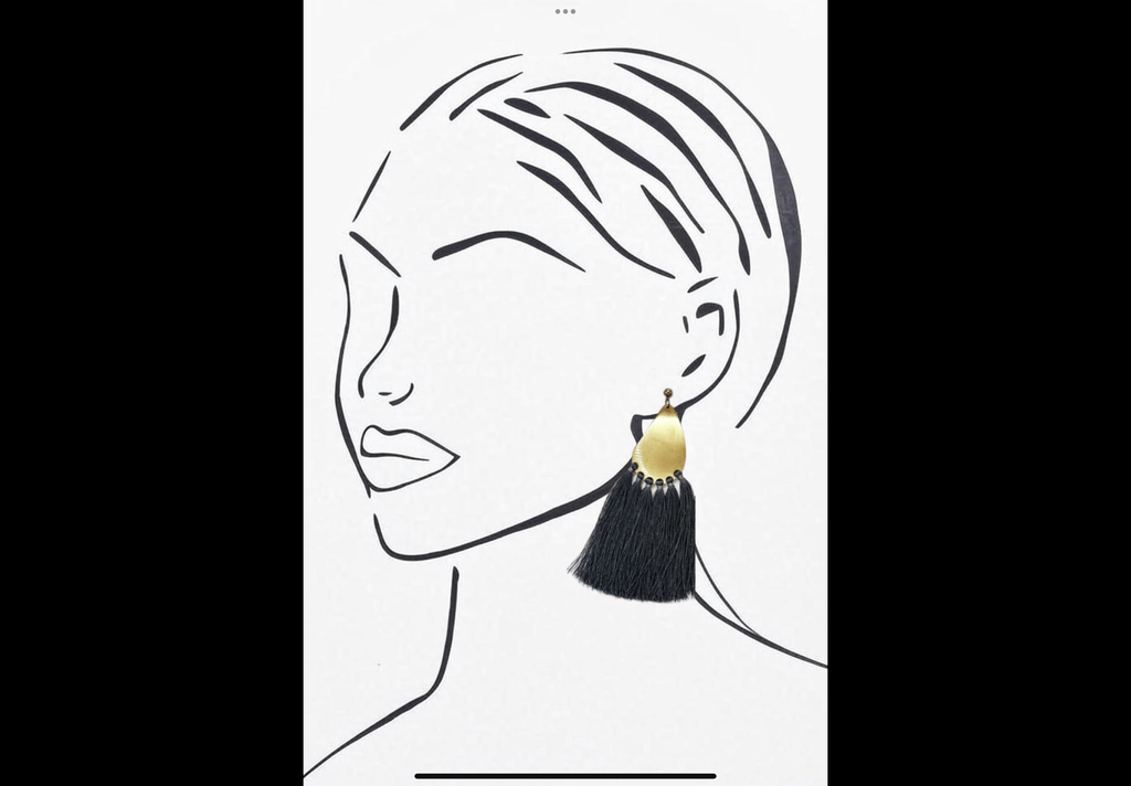 Olive Tiger Earrings OT197