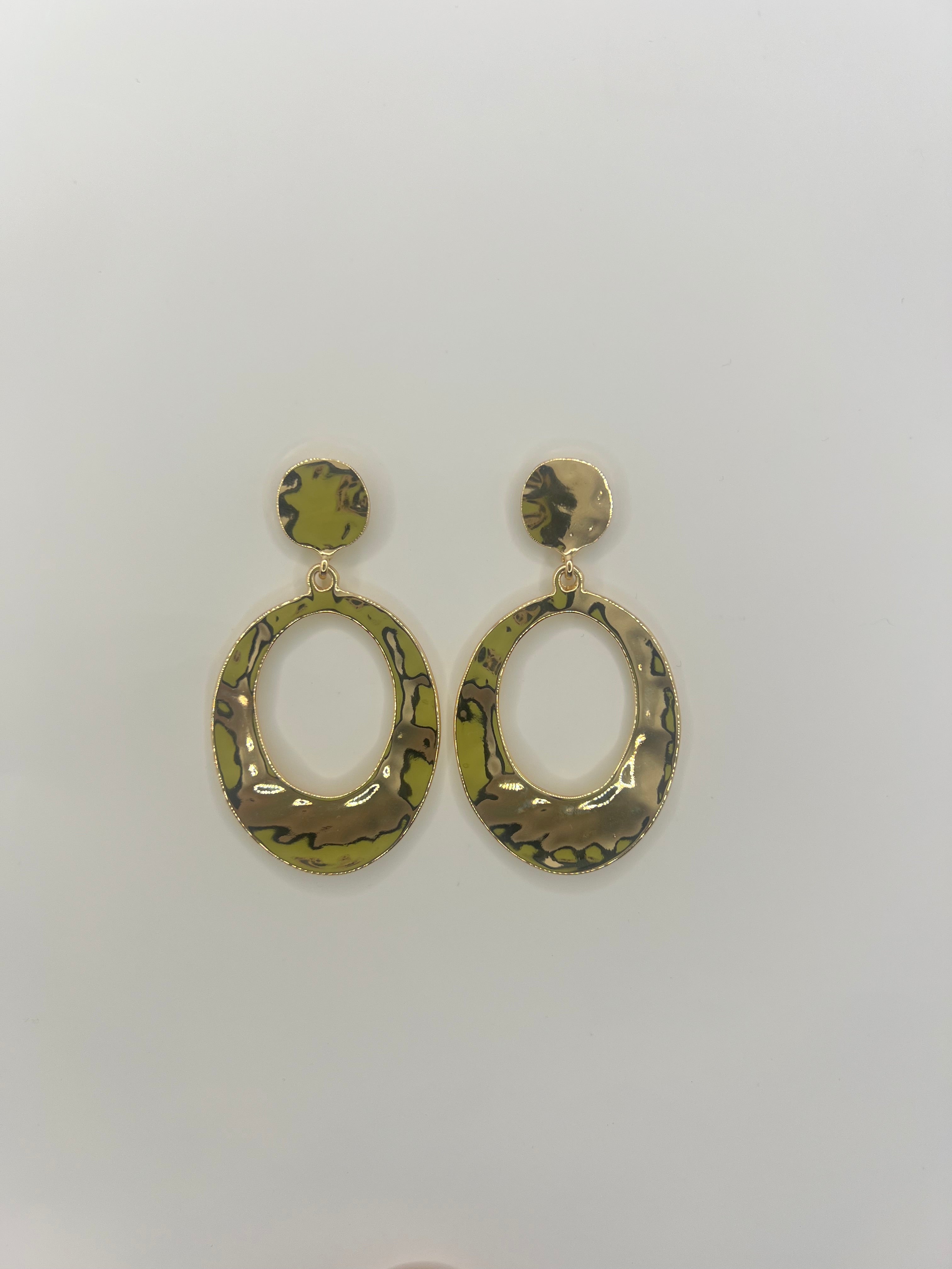 Blue Scarab Earrings BS179