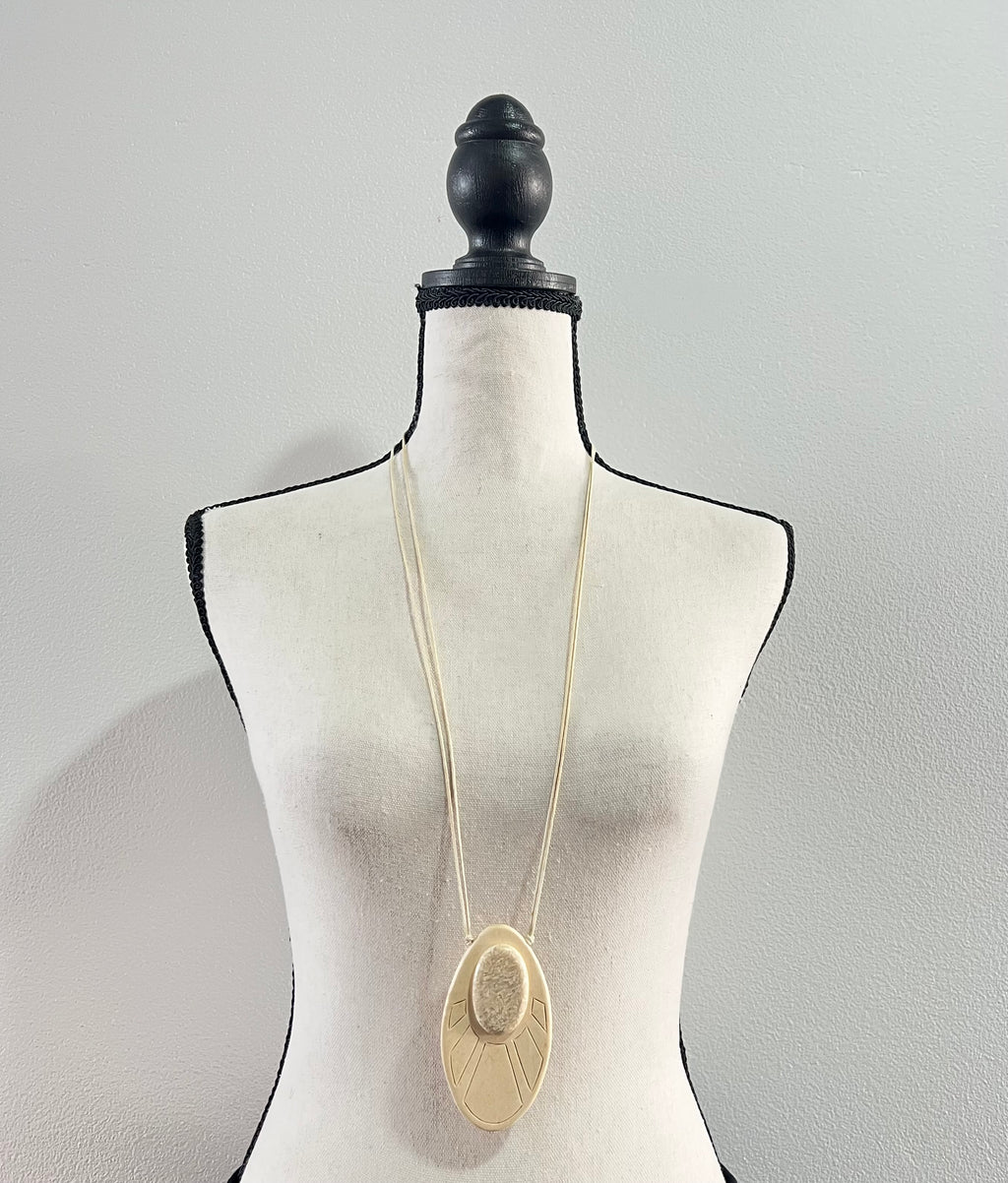 Corded Necklace W151