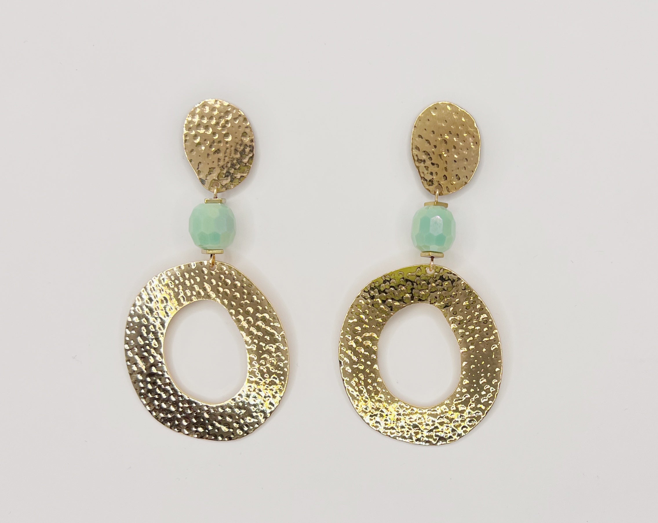Blue Scarab Earrings BS227