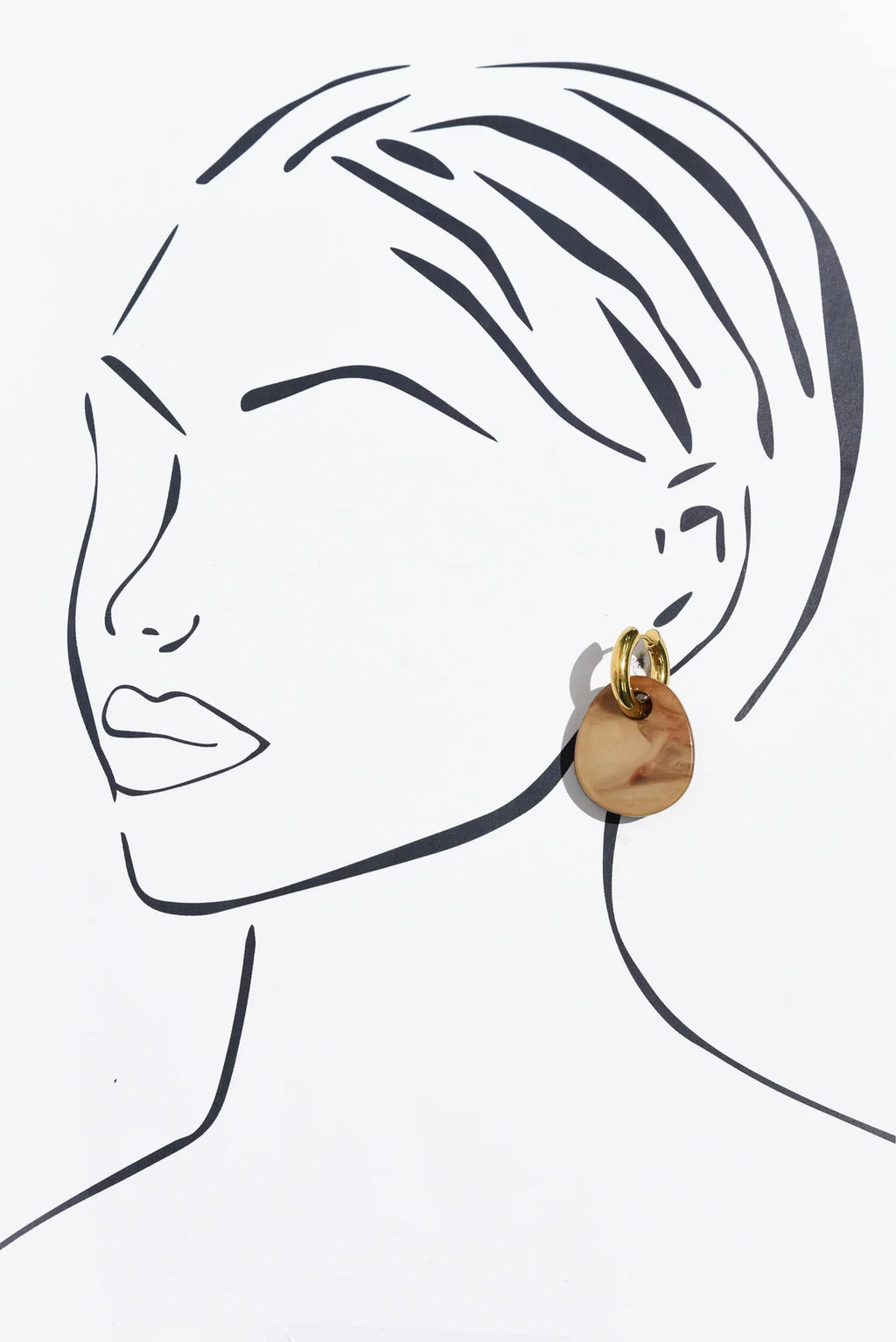 Blue Scarab Earrings E440549