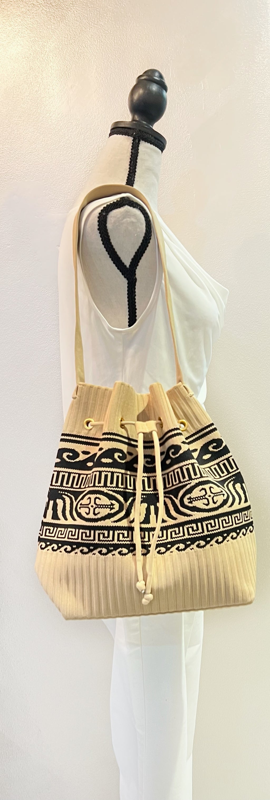 Blue Scarab Drawstring Bag A43310