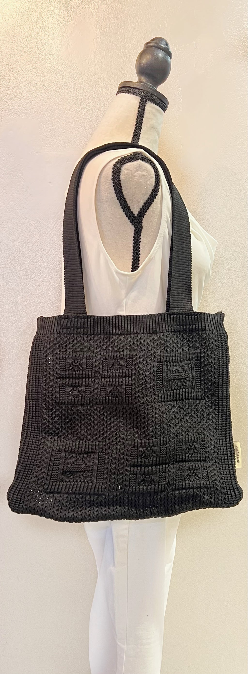 Blue Scarab Crochet Bag A43241