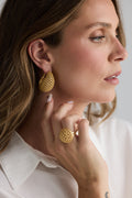 Holiday Life Meadow Earrings Gold HJ26345
