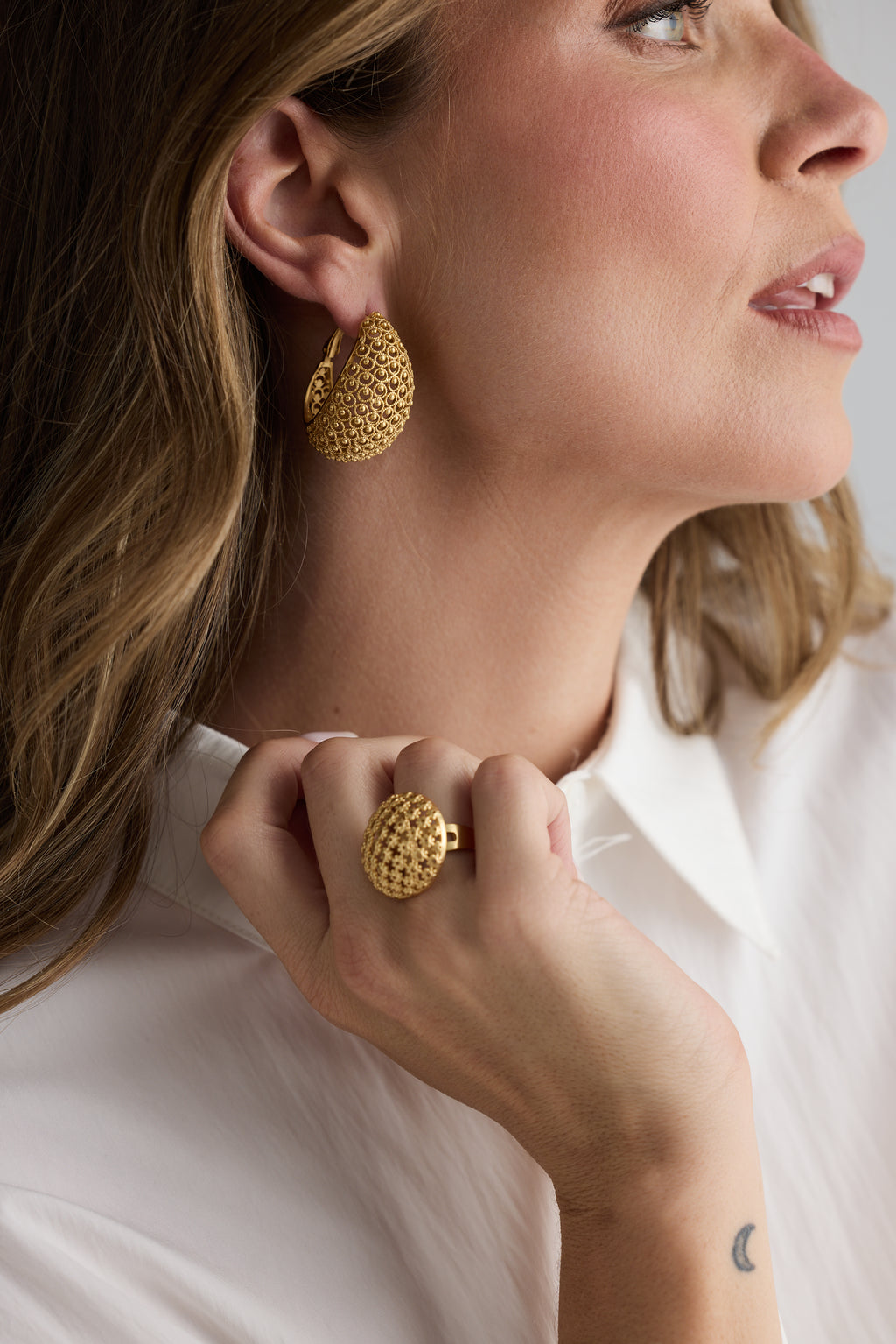 Holiday Life Meadow Earrings Gold HJ26345